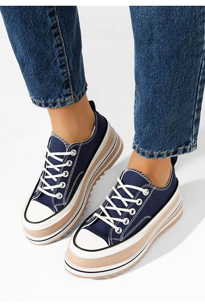 B T Shoes Tenisi cu platformă Menola navy