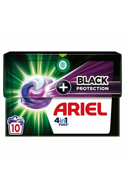 Ariel Laundry detergent capsules, Ariel, Black, Allin1, 10 pieces