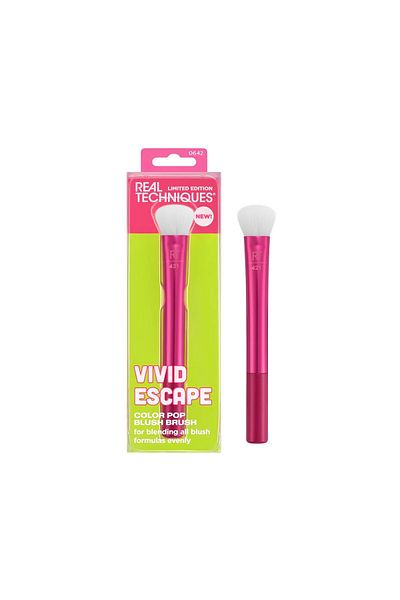 Real Techniques Vivid Escape Color Pop Blush Brush, 1 Count