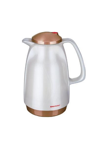 ROTPUNKT Durable and Elegant Design Vacuum Jug White and Brown 1 Liter