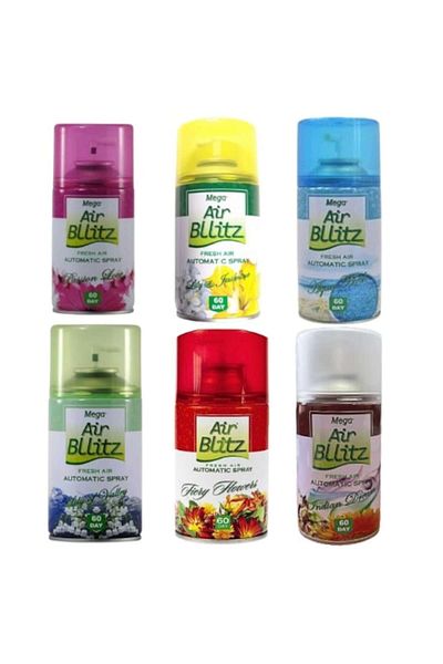 OEM Set 6 Rezerve odorizant camera Air Bllitz diferite arome, 6 x 260 ml