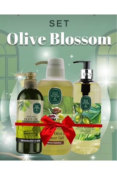 Eyüp Sabri Tuncer Eyüp Sabri̇ Tuncer Olive Oil Series, Liquid Soap 500ml, Shower Gel 600 Ml, Lotion 250 ml