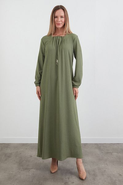 Fulla Moda Φόρεμα Fullamodest Wraped Fabric Plus Size με αξεσουάρ