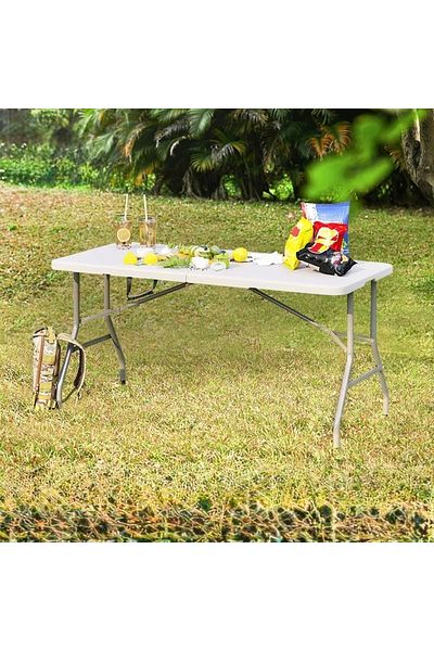 Living Multi-Purpose Foldable Table with Handle – Rectangular Design