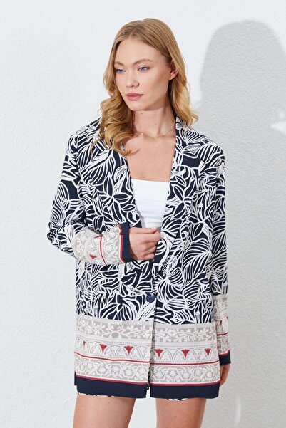 TENA Γυναικεία Μαύρη Φούστα Juicy Blazer Jacket