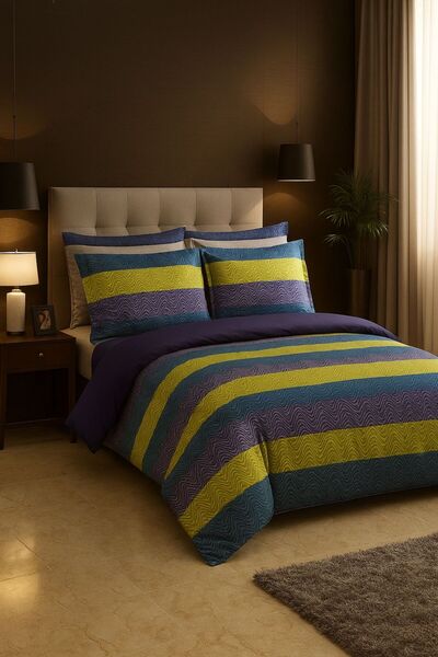 Özdilek Ritim Saten Nevresim Takımı