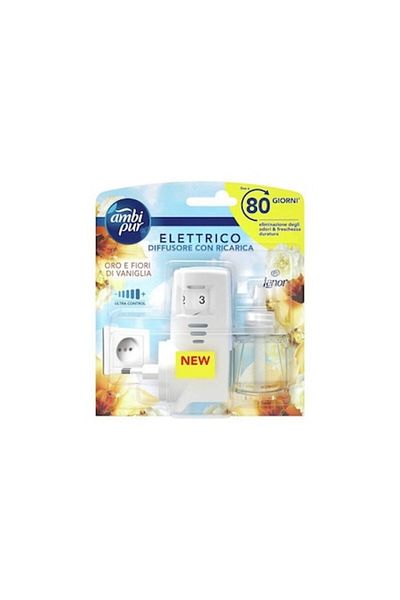 Ambi Pur Electric Device with Liquid Refill Ambi Pur Lenor Oro E Fiori Di Vaniglia 20ml