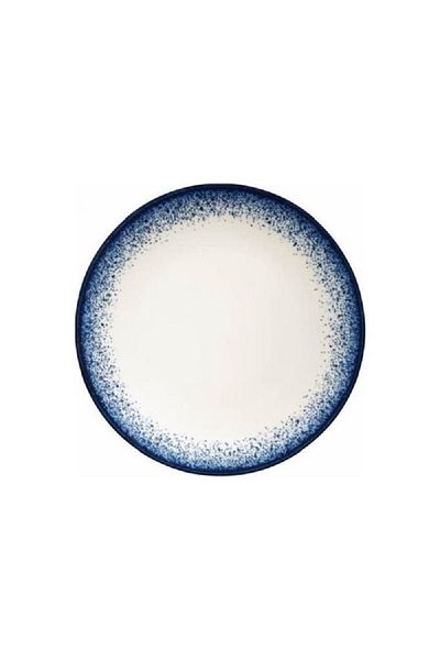 Kütahya Starry Dreams Porcelain Round Deep Dinner Plate Blue and White 21cm