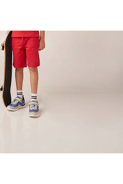 Juniors شورت سادة مع رباط للإغلاق وجيوب
