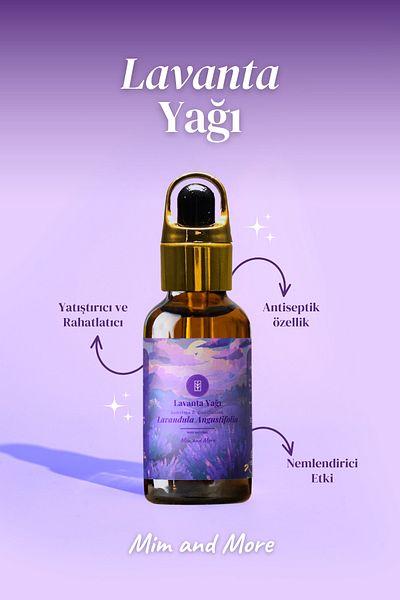 Mim and More Lavender Oil - 100% Natural Essential Oil, 10 ml