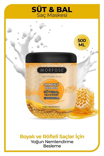 Morfose Süt & Bal Saç Maskesi 500 ml