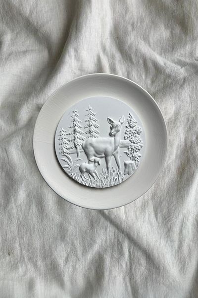 HOME DEKORİSTA Decorative Plate, Decorative Object, Beige Color Plate, Beige Decorative Object, Home Decorista, Ceylan Decor