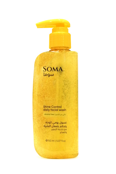 ALKHURAIJI Soma Facial Wash Lemon Mint 150ml (5539) --- سوما غسول يومي للوجه ...