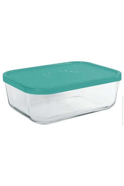 OEM Food Storage Glass Container Igloo Rectangular 500 ml