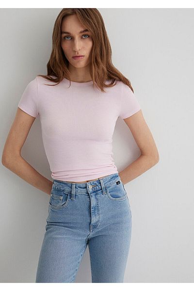 Mavi Pink Basic T-Shirt
