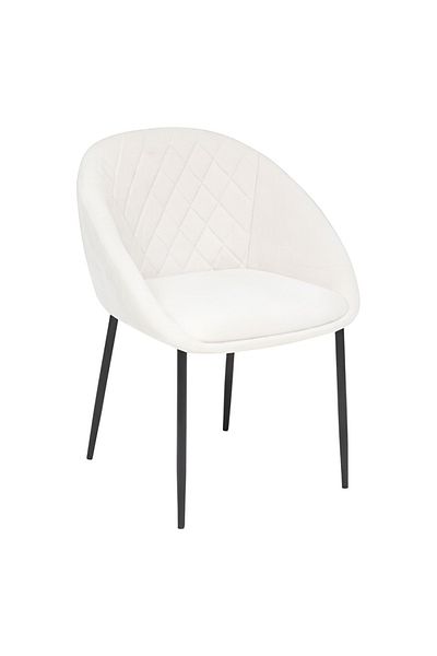 Atmosphera Créateur D'intérieur Scaun Atmosphera Seliso cu sezut din chenille, cadru din otel, 60x57x81 cm, bej