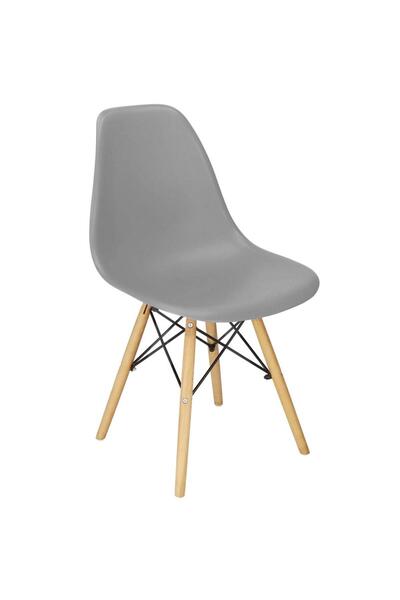 Optim Solution Scandinavian dining chair for kitchen, 38x42x82cm, dark gray