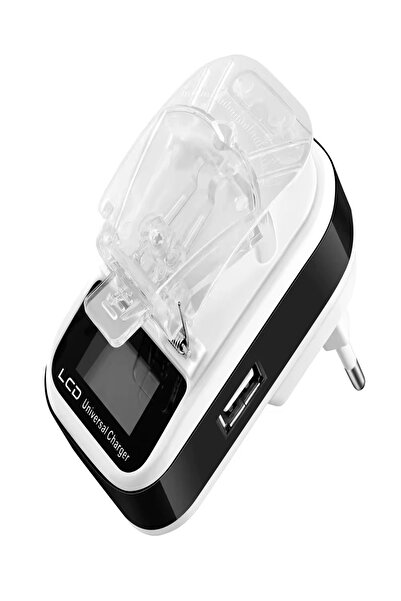 ULTRATEKNO Universal Şarj Aleti 2xusb Akıllı Pil/batarya Şarj Aleti Pil Şarj ...