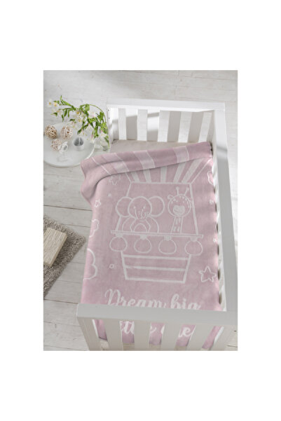 Cannon بطانية توأم بتصميم مطرز للأطفال بألوان متنوعة 110 × 140 سم