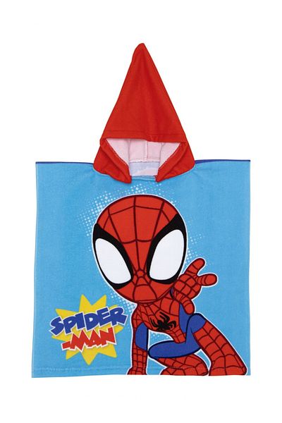arditex Beach towel, Poncho, for children, Spidey Friends model, 55x55 cm, Arditex