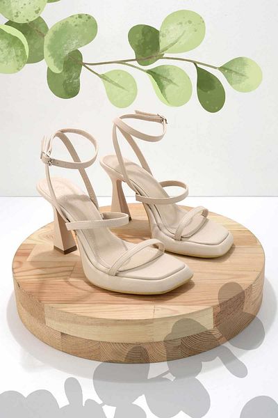 Bambi Pantofi clasici cu toc de damă bej K 05215163909