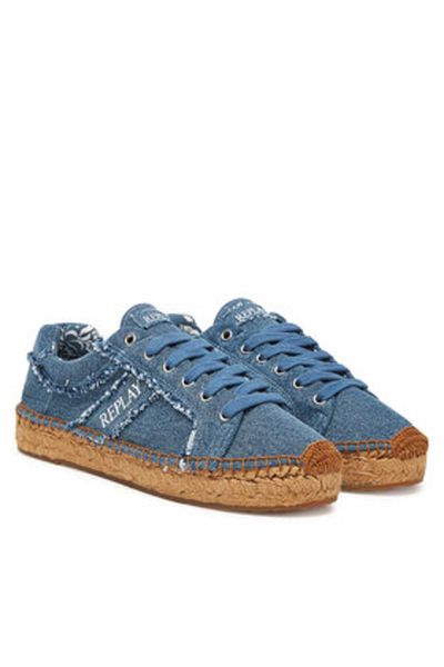 Replay Espadrile albastre pentru femei REPLAY-GWF22 .000.C0088T 220 DENIM