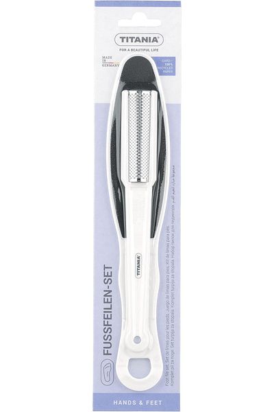 TİTANİA Titania 3030 Double Sided Foot File, White