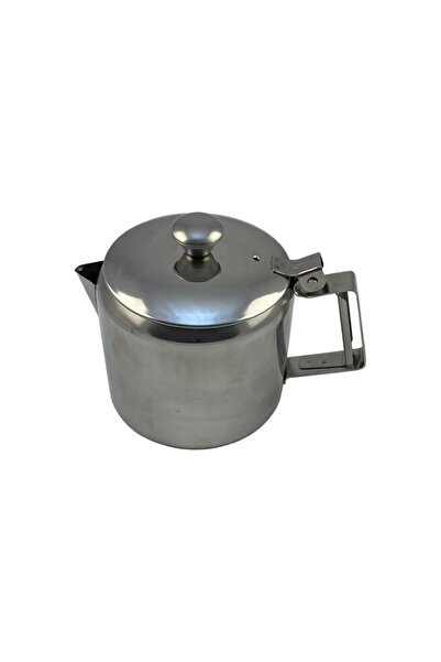 AzHome Milk jug with lid, Stainless steel, 600 ml