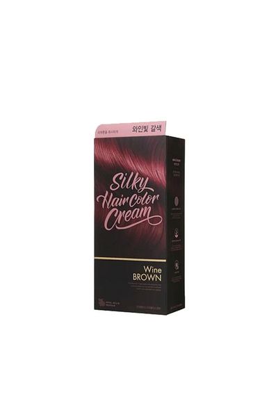 The Face Shop SILKY HAIR COLOR CREAM WINE BROWN
