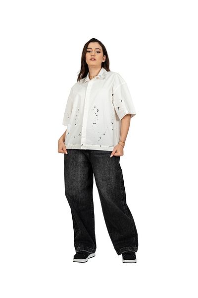 SWAG SA Korean style shirt with distinctive polka dots