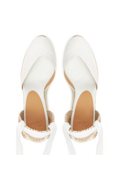 Castaner Espadrile de damă albe CASTANER-020992-200 ALB