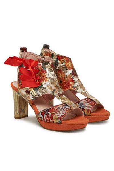 LAURA VITA Sandale damă multicolore LAURA VITA-HICAO 09 SAUMON