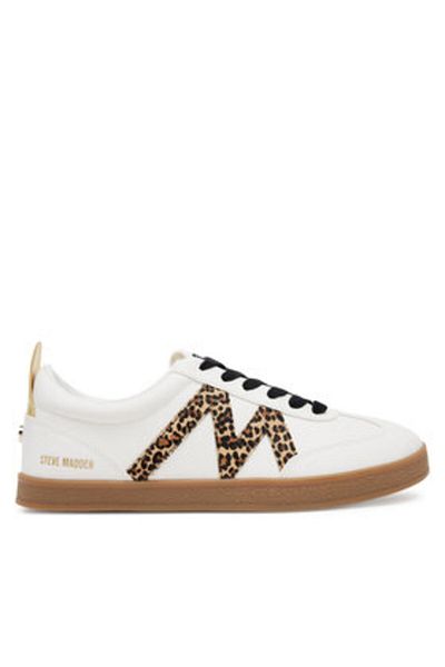 Steve Madden Women's Sneakers white STEVE MADDEN-SM11003179 WHL WHITE/LEO