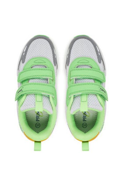 Primigi Girl Sneakers gray PRIMIGI AVANT-7959000 PERLA-VERDE FLU