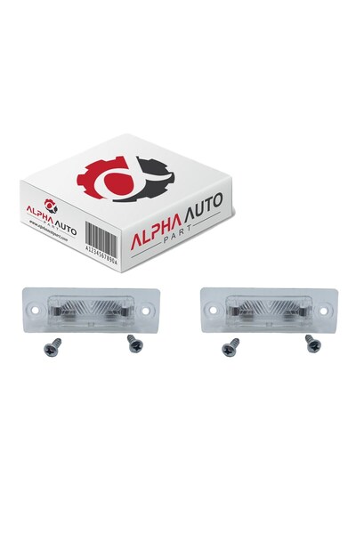 ALPHA AUTO PART 2 Adet Volkswagen Transporter T5 için Plaka Lambası