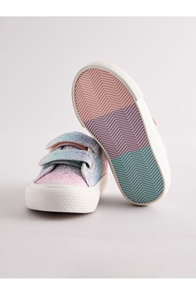 Next Baby Shiny Glittery Strappy Sneakers