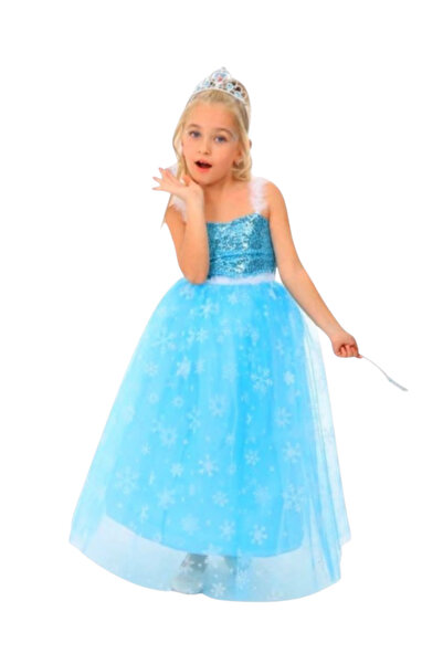 Kostümix Elsa Kız Çocuk Kostümü