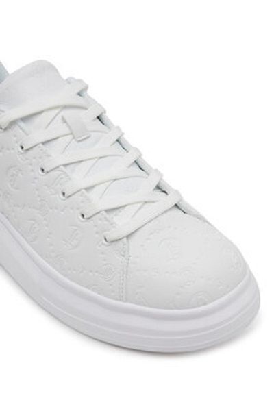 Just Cavalli Teniși bărbați albi JUST CAVALLI-78QA3SBE ZSC31 003 WHITE