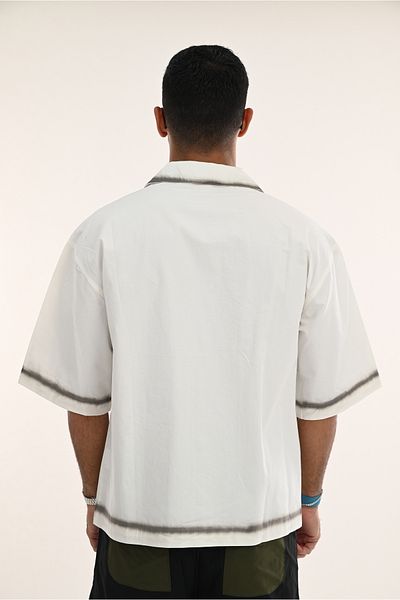 SWAG SA Square cut shirt with decorative edges