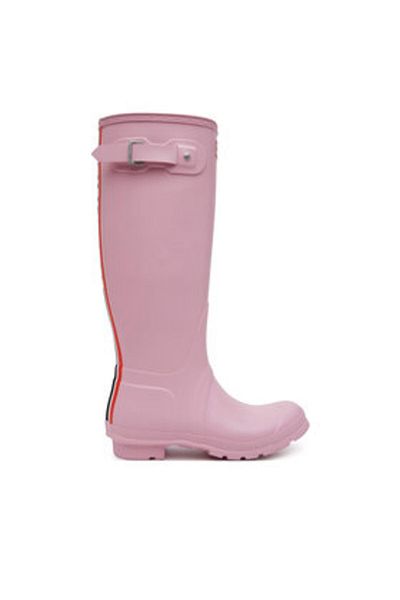 Hunter Cizme Wellington roz pentru femei HUNTER-WFT2353RMA PINK NECTAR
