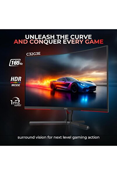 Aoc C32G3E G3 Series 31.5" 1000R FHD Curved Gaming Monitor