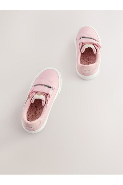 Next Baby Pink Rainbow Patterned Orthopedic Sole Sneaker