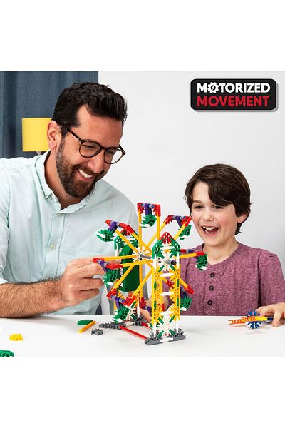 Feyza Oyuncak Knex Power and Play Motorized Building Set 50 Models - 529 Pieces