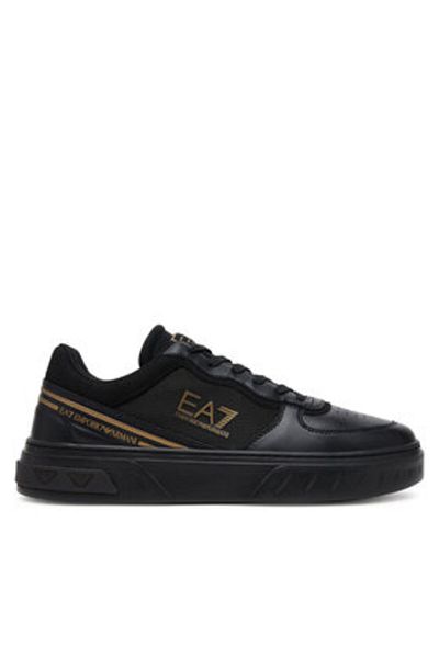 EA7 Emporio Armani Teniși bărbați negri EA7 EMPORIO ARMANI-X8X173 XK374 M701 TRIPLE BLACK+GOLD