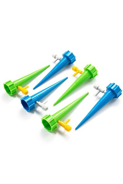Vortex Plant Waterer With Anti-Drip Gasket, Green/Blue