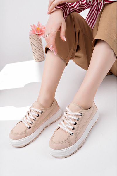Devida Women's White Sports Shoes Daily Comfortable Air Sole Sneaker N150 Air Lena