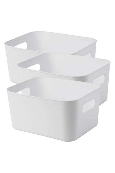 COOYA Storage Box Toy Baskets Food Storage Containers for Organizing Storage Basket Organizer with Handles