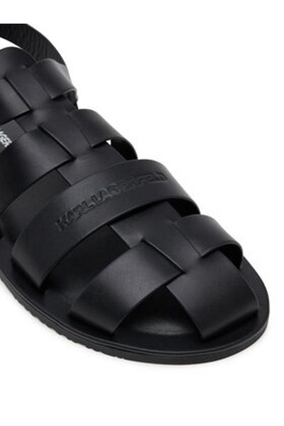 Karl Lagerfeld Men's Flip-flops black KARL LAGERFELD-KL70223 000 BLACK LTHR