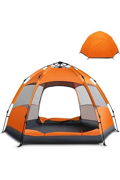 COOYA Outdoor Tent Waterproof Camping Travel Hiking Beach Tent Anti UV Stable Lightweight For 3-4 People