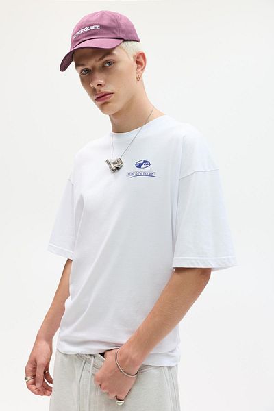Pull & Bear Boxy-fit American football T-shirt